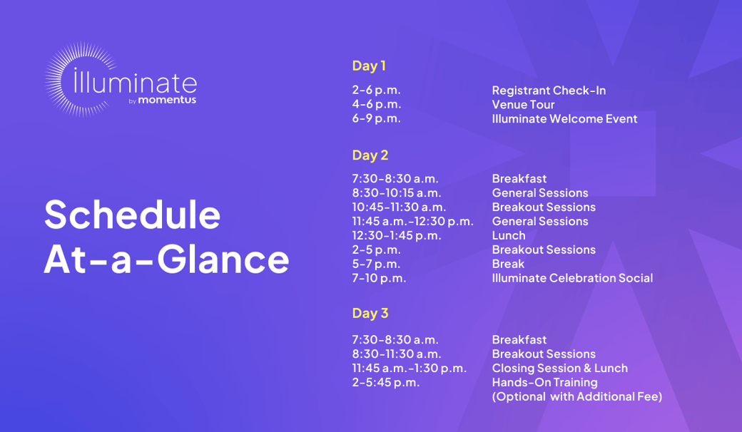 Schedule At-a-Glance